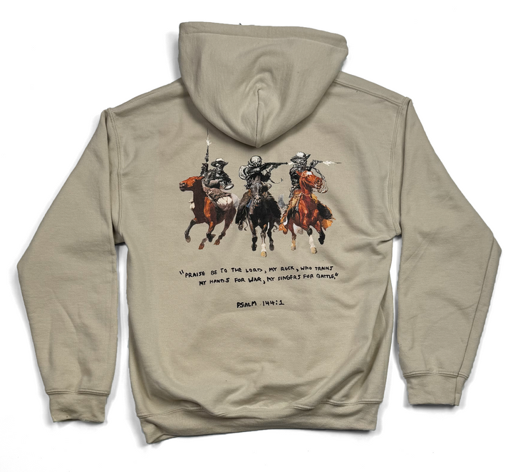 Psalm 144:1 Mid-Weight Hoodie